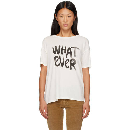 R13 女士 T恤 灰白色 Whatever Relaxed