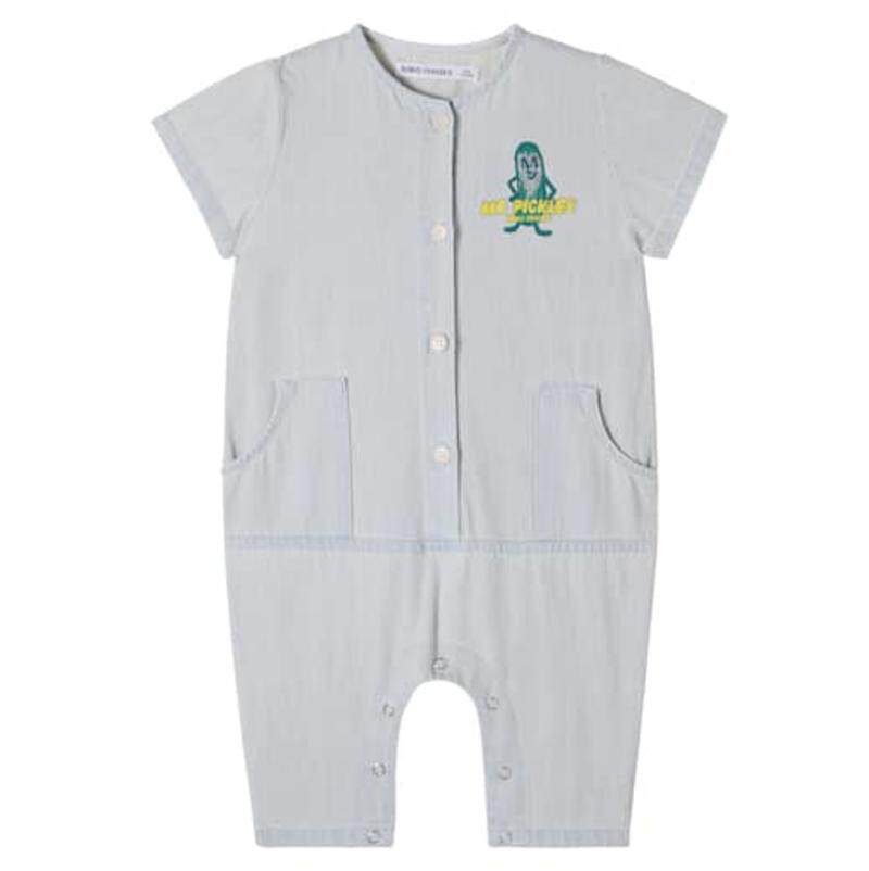 Bobo Choses 中性（儿童） 服装 Mr Pickles 婴儿牛仔连体衣童装