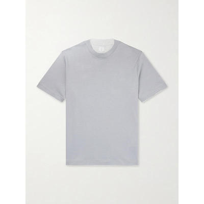 Eleventy 男士 SS26 T恤 棉针织T恤