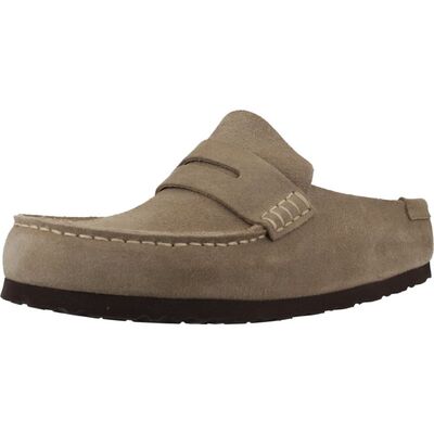 Birkenstock 勃肯 女士 洞洞鞋 NAPLES LEAT 裹式绒面革