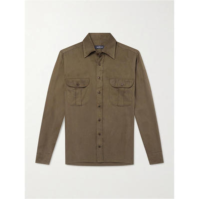 J. Mueser 男士 FW26 衬衫 TENCEL™ Lyocell-Twill