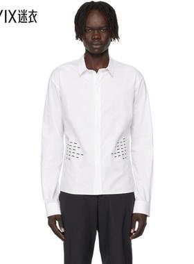 Heliot Emil 男款白色 Halos 衬衫 迷衣时尚