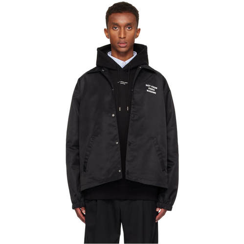 Drôle de Monsieur 男士 SS26 夹克 黑色 La Veste Slogan