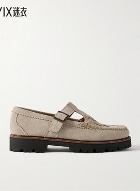 G.H. BASS & CO 男款+ Corridor 渔夫编织绒面革乐福鞋 迷衣时尚