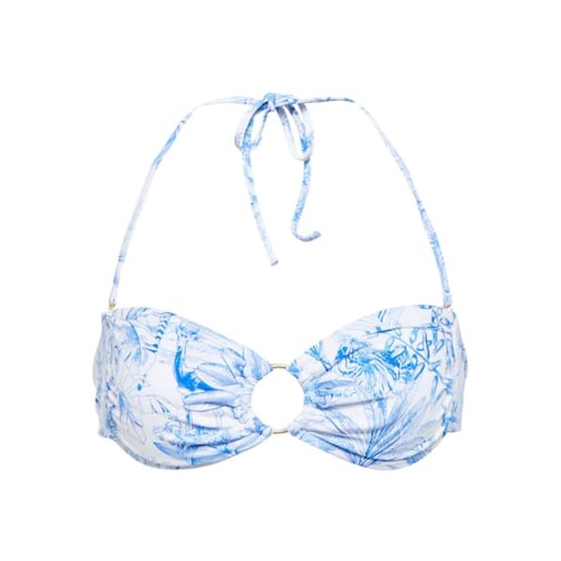 Melissa Odabash 女士 比基尼 Ancona 印花抹胸比基尼上装