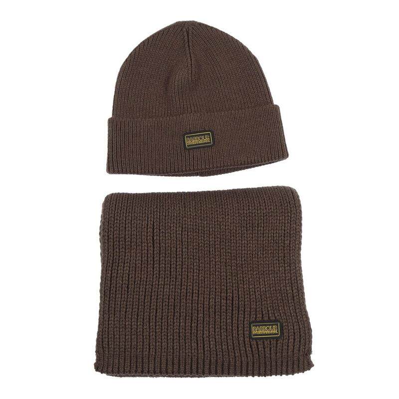 Barbour 男士 FW25 毛线帽 Sweeper Legacy 便帽與圍巾禮品套裝