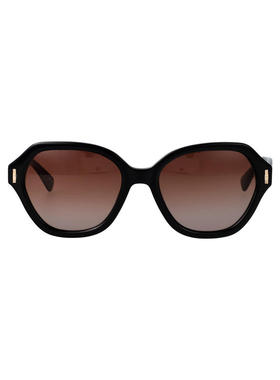 Longchamp 珑骧 女士 SS26 太阳镜 黑色醋纤太阳眼镜