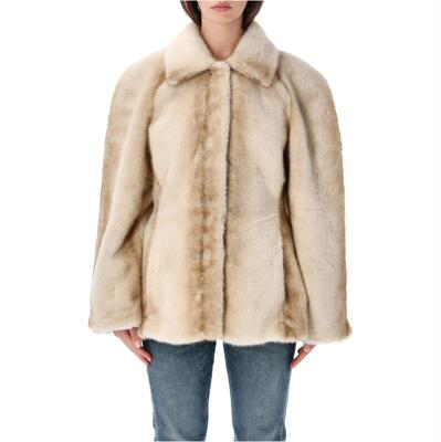 DUCIE 女士 FW26 夹克 Maeve Shaped 人造皮草