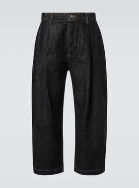 Studio Nicholson 男士 牛仔长裤 Puch barrel-leg 牛仔裤