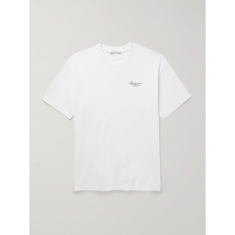 Givenchy 男士 SS26 T恤 紀梵希 () 標誌印花圓領 T 卹