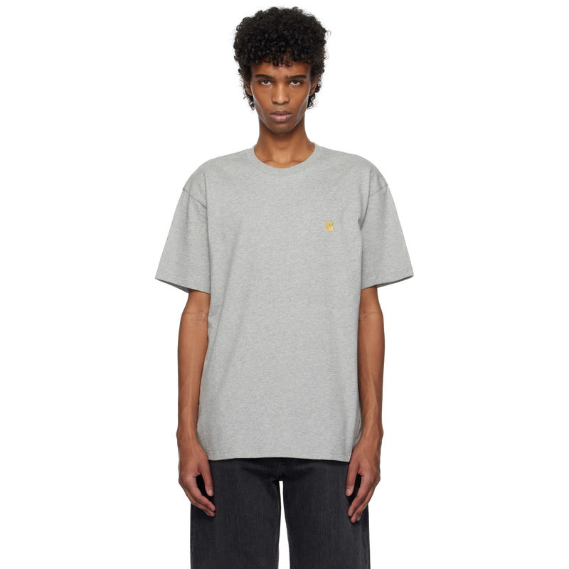 Carhartt WIP 男士 T恤 灰色 Chase T 恤