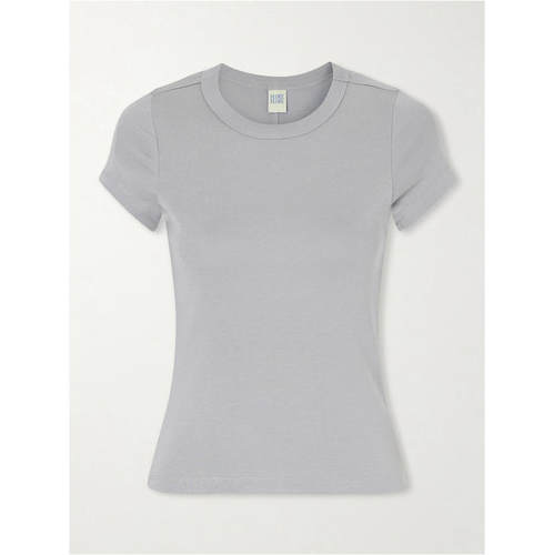 FLORE FLORE 女士 FW26 T恤 Car 罗纹有机棉针织童趣
