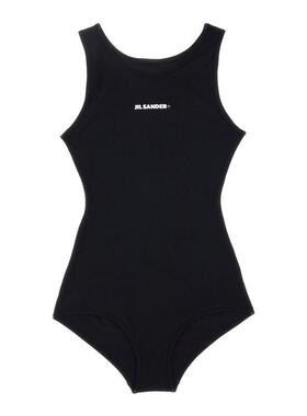 Jil Sander 女士 SS25 连体泳衣 无袖连体泳衣