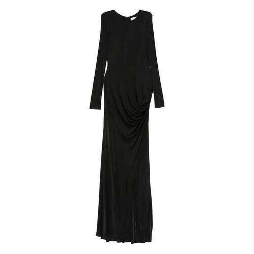 Giuseppe Di Morabito 女士 FW25 连衣裙 长袖垂褶设计