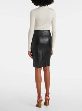 Wolford 沃尔福特 女士 中长裙 Jenna 仿皮中长半身裙