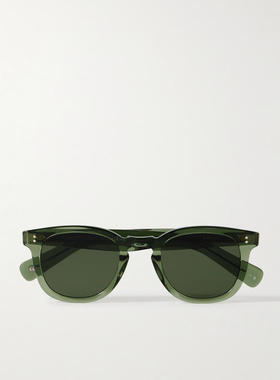 Garrett Leight 男士 SS26 太阳镜 Kinney II 圆框醋纤太阳眼镜
