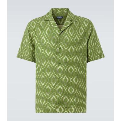 Frescobol Carioca 男士 衬衫 Roberto 印花亚麻保龄球