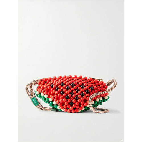Alémais 女士 FW26 单肩包 Watermelon 珠饰木质肩包