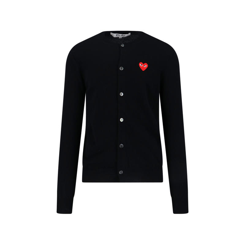 Comme Des Garcons Play 中性（成人） FW25 毛衣 黑色毛线衫