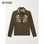 Research 男款 刺绣人造珍珠棉质衬衫 Kartik 迷衣时尚