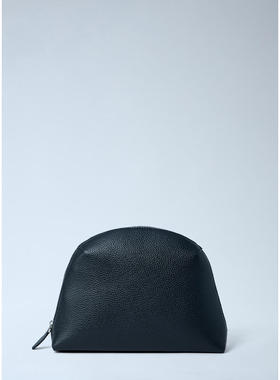 Totême 女士 SS26 手拿包 黑色中号 Grained-Leather Day 托特包