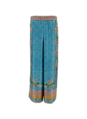 Pierre-Louis Mascia 女士 SS26 长裤 印花真丝裤子