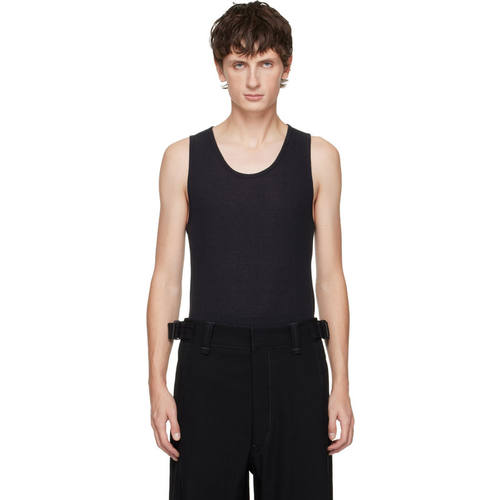 Lemaire 勒梅尔 男士 FW25 背心 黑色 Debardeur