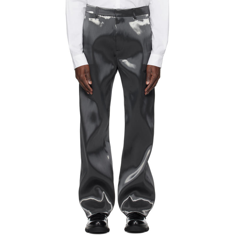 Heliot Emil 男士 长裤 灰色 Liquid Metal 长裤
