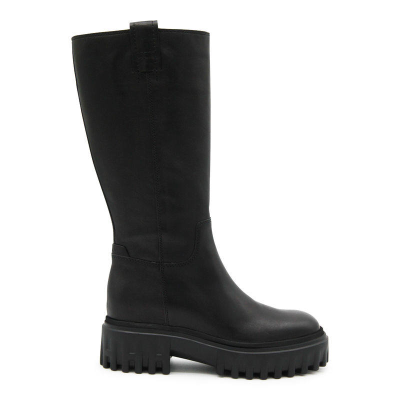 Hogan 霍根 女士 FW25 短靴 Hogan 凸纹鞋底侧拉链靴
