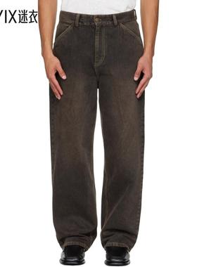 Carter Young 男款棕色 Overdye Big Ben 牛仔裤 迷衣时尚