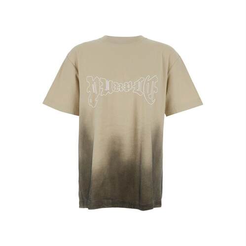 Purple Brand 男士 FW25 T恤 紫色品牌褪色徽标 T 恤