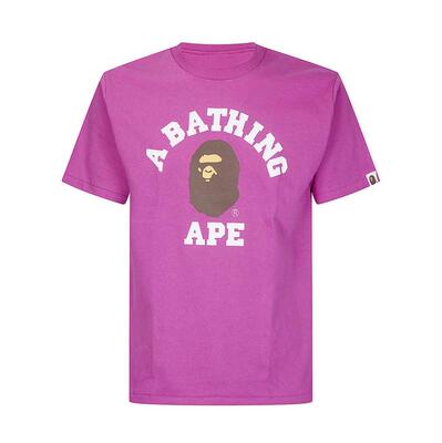 A Bathing Ape 猿人头 男士 T恤 A BATHING APE® 大学标志 T 恤