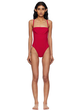 Haight 女士 连体泳衣 红色 Crepe Tamis 连体泳衣
