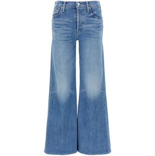 Mother Denim 女士 SS25 牛仔长裤 TOMCAT 卷边牛仔裤