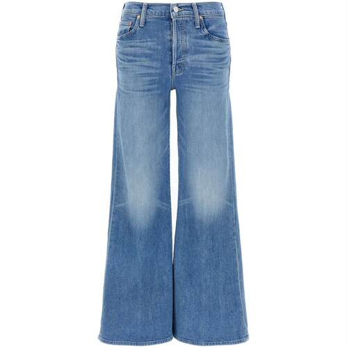 Mother Denim 女士 SS25 牛仔长裤 TOMCAT 卷边牛仔裤