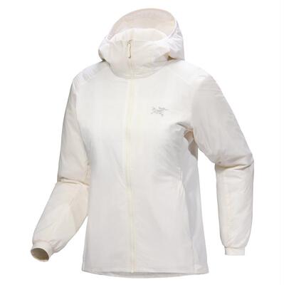 Arc'Teryx 始祖鸟 女士 运动外套 灰白色 Atom 连帽夹克