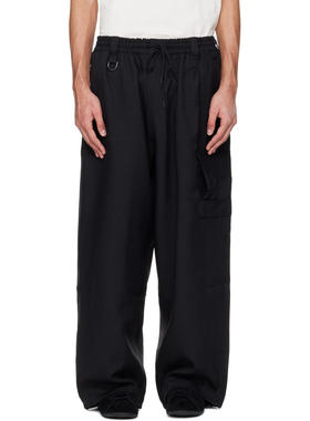 Y-3 男士 长裤 黑色 Sport Uniform Straight 工装裤