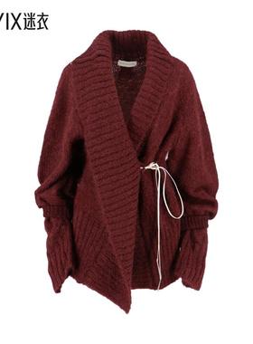 [秋冬新品]Dries Van Noten 红色毛线衫女款 迷衣时尚