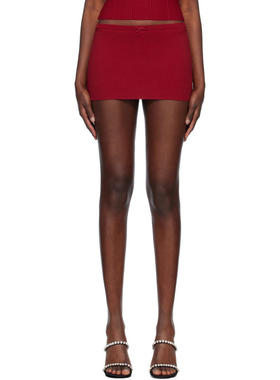 Mirror Palais 女士 迷你裙 红色 The Knit Mini 裙裤