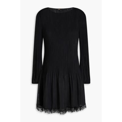 Maje 女士 短款连衣裙 plissé-organza 蕾丝边迷你连衣裙