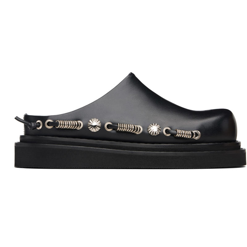 Toga 女士 穆勒鞋 黑色 Leather Slip-on 穆勒鞋