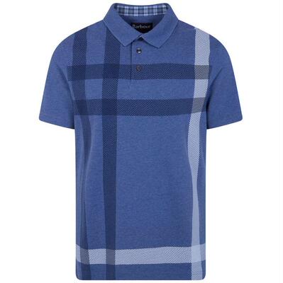 Barbour 巴伯尔 男士 SS26 POLO衫 Barbour 大格纹短袖 Polo 衫