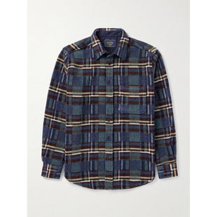 PORTUGUESE FLANNEL 男士 夹克 II 处女座格纹衬衫式美利奴羊毛