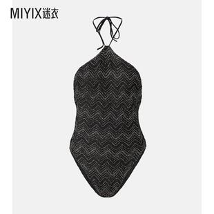 迷衣时尚 金银锦缎泳衣 女款 Missoni米索尼