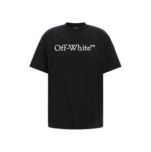 Off-White 女士 FW26 T恤 'Big Bookish' 徽标