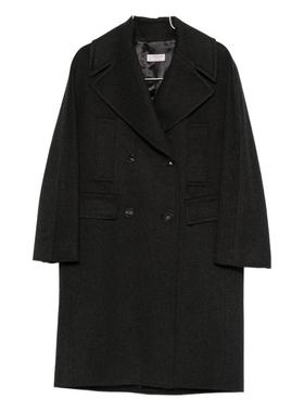 Alberto Biani 女士 FW25 大衣 灰色外套