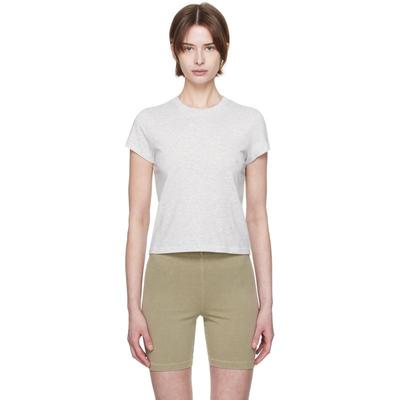 SKIMS 女士 T恤 灰色 Relaxed Tees Shrunken T 恤
