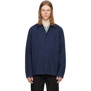 Norse Projects 男士 夹克 海军蓝 Norse Standard Twill 夹克