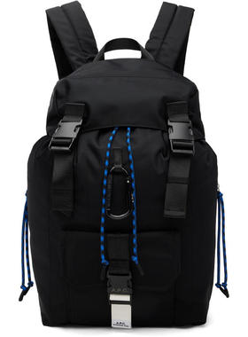 A.P.C. 男士 双肩包 黑色 Trek 双肩包