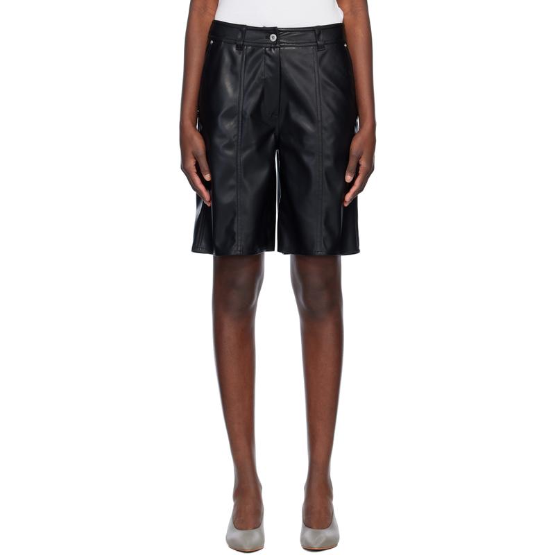 Stand Studio 女士 短裤 黑色 Julieta 合成皮革短裤